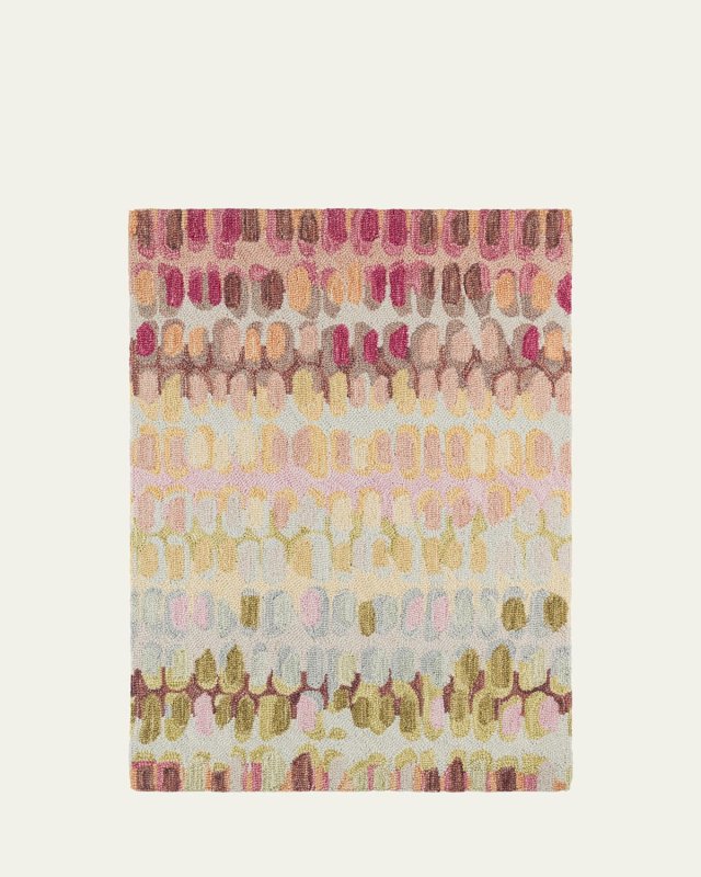 Paint Chip Pastel Micro-Hooked Rug, 10' x 14'